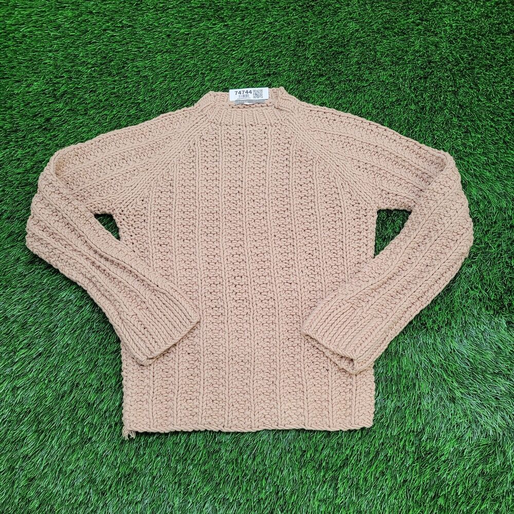 J-Crew Chunky-Knitted Sweater Womens XS/S 17x23 Beige